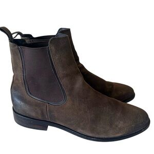 Thursday Brown Suede Duchess Boot SZ 12